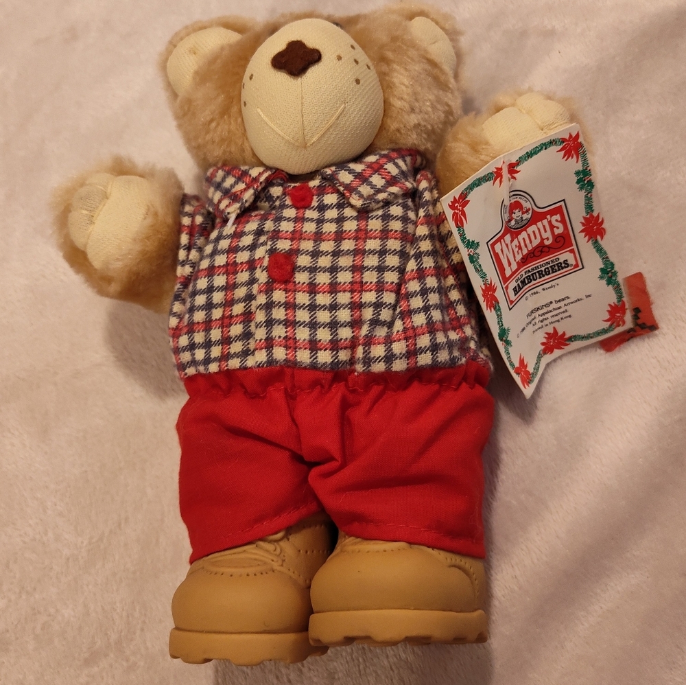 NWT! Vintage Furskin's Wendy's Plushie
